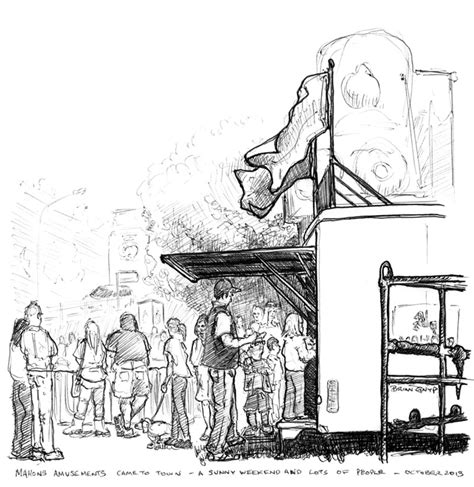 Sketchy Drawings Amusement Park Rides