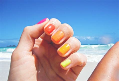 Nails of the Week- Neon Ombre Nails | Mrs Jones London