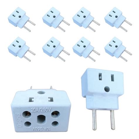 Kit 10 Adaptador Bob Esponja Tomada Pino Fino 10a 20a Shopee Brasil