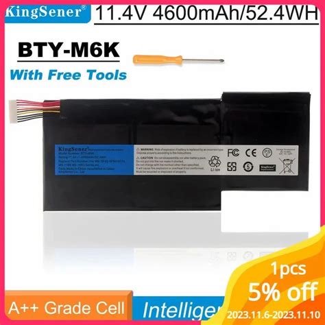 Kingsener Bty M K Laptop Battery For Msi Ms B Ms K Gf Thin Rd