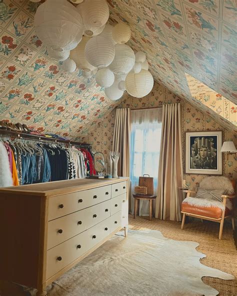 Attic space converted into walk-in closet | Built in wardrobe ideas
