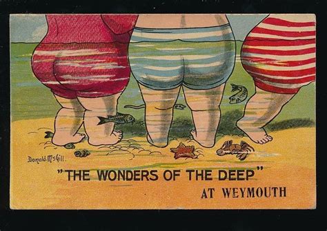 Dorset Weymouth Wonders Of The Deep Mcgill Comic 1915 Ppc Ebay The