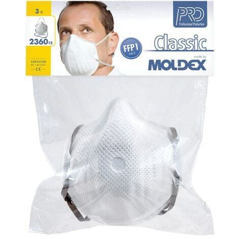 Moldex Classic Disposable Respirator Mask FFP1 Pack Of 3