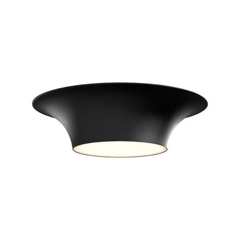 Alora Mood Emiko In Light Watt Matte Black Flush Mount