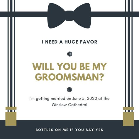 Groomsman Invitation Templates Photoadking 41 Off