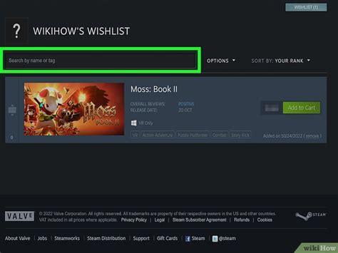 How To View A Friends Steam Wishlist On The Web Or App