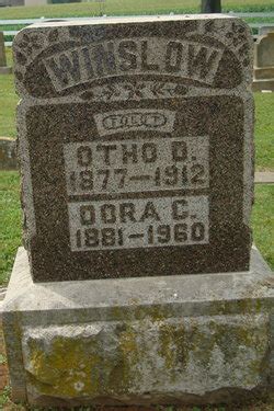 Dora Catherine Callaway Winslow M Morial Find A Grave