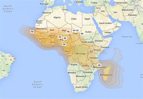 Eutelsat A At E Lyngsat Maps