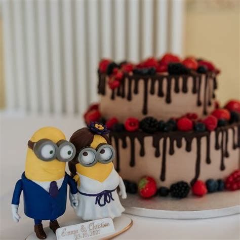 Fichier Stl Minion Couple G Teau De Mariage Topperdesign T L Charger