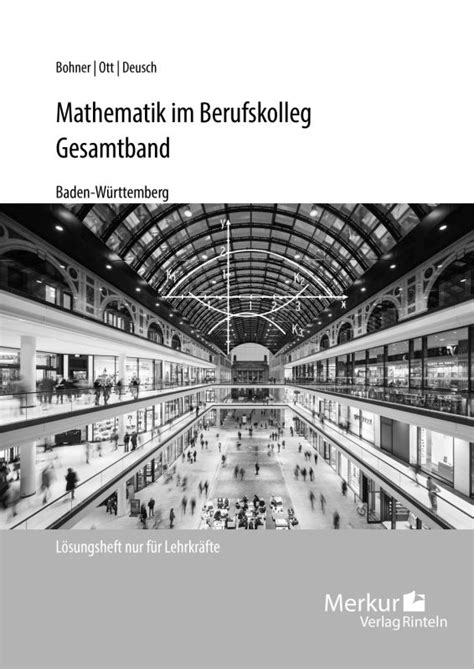 Lösungen der Aufgaben im Arbeitsbuch für den Mathematikunterricht in