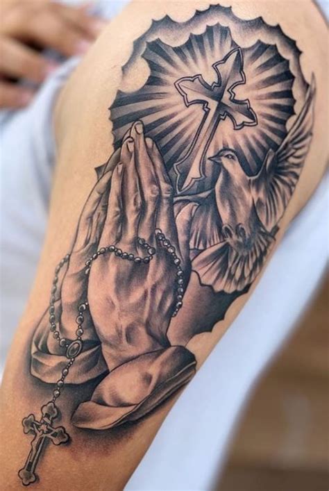 Meaning Of Praying Hands Tattoo And Stunning Examples