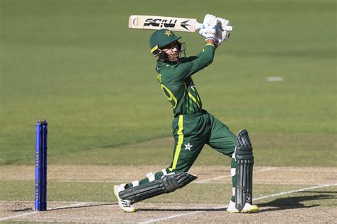 Mohammad Haris Plays A Cover Drive ESPNcricinfo