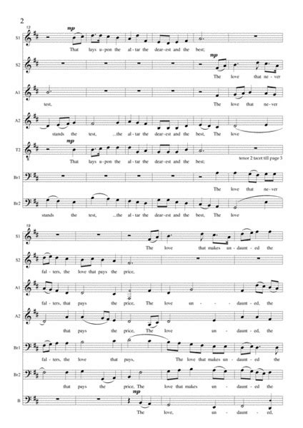 I Vow To Thee My Country 9 Part Choral Arrangement By Gustav Holst 4