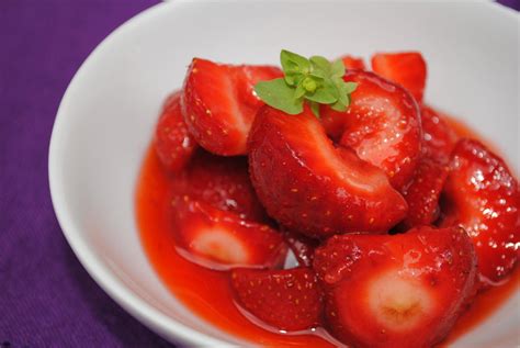 Receta de Fresas en almíbar recetolandia