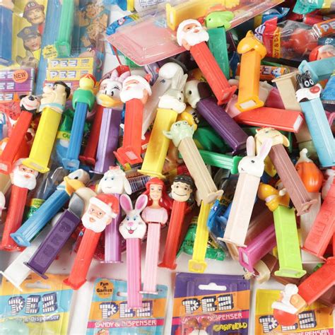 Large Pez Candy Dispenser Collection with Carded and Sealed Examples | EBTH