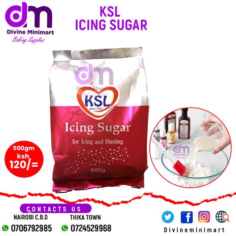 Kenafric Icing Sugar Gms Kgs Divine Minimart Kenya Kenya