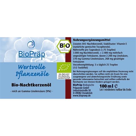 Bio Nachtkerzen L Biopr P Biopr P