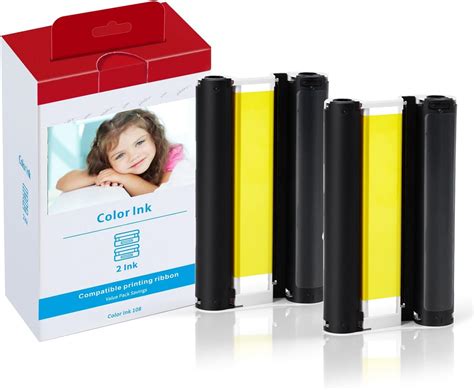 Kp 108in Color Ink Cassette Compatible With Canon Selphy Cp1500 Cp1300 Cp1200 Cp1000