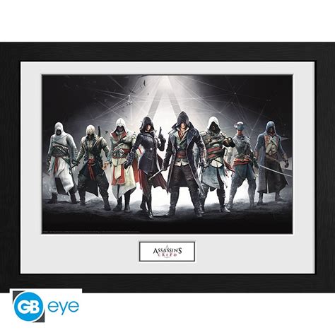 Assassin S Creed Characters Stampa Fotografica Con Cornice 30x40cm Gb Eye Oggetti Fantastici