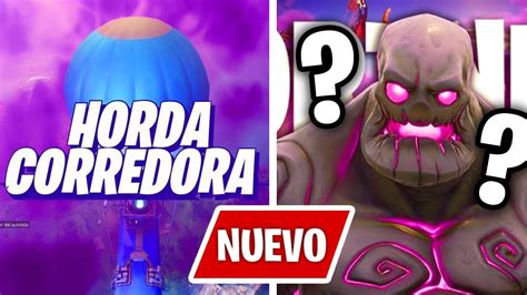 EL NUEVO MODO DE FORTNITE Estampida De La Horda YouTube