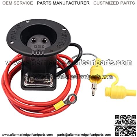 Club Car Ds 48v Dc Receptacle Or Powerdrive Charger Fuse Receptacle