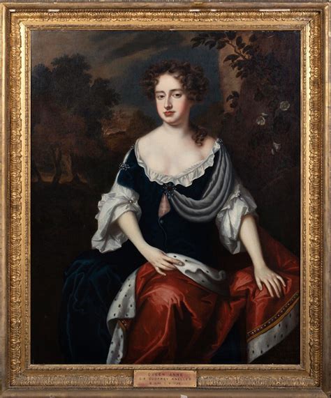 Sir Godfrey Kneller PORTRAIT OF QUEEN ANNE AS PRINCESS OF DENMARK OIL