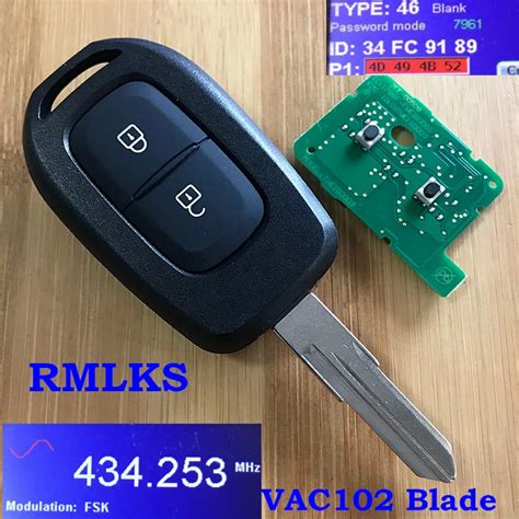 Mando A Distancia Con Botones Para Coche Llave De Mhz Con Chip