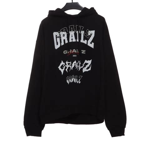 Grailz Lightning Letter Hoodie Reps - HypeUnique