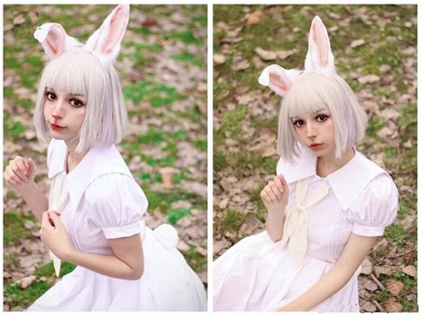 Anime Beastars Haru White Uniform Cosplay Costume AllCosplay