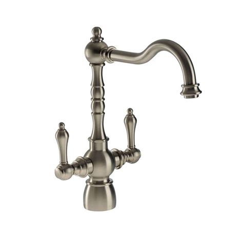 Abode Bayenne Dual Lever Pewter Tap At3026 Kitchen Sinks And Taps