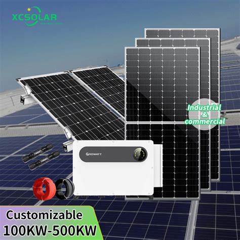 Factory Wholesale Off Grid Solar Energy System Complete Industrial Pv