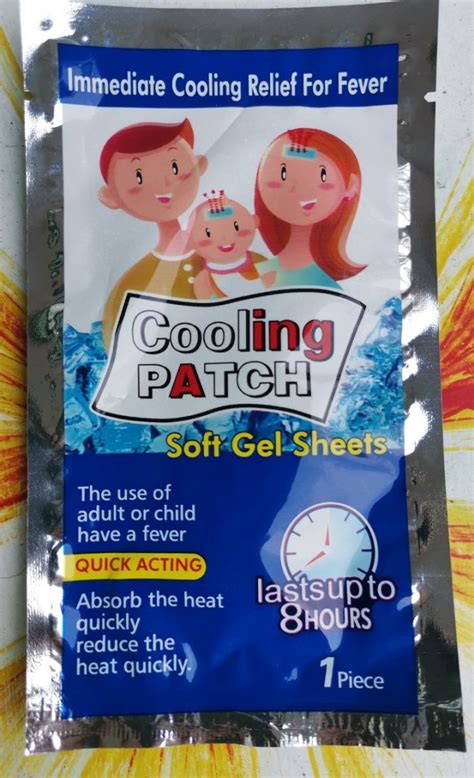 Детская гелевая полоска пластырь от температуры Cooling Patch купить в ...