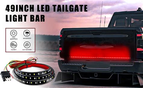 Amazon Led Truck Tailgate Light Bar AveneMark 48 49 90 LED