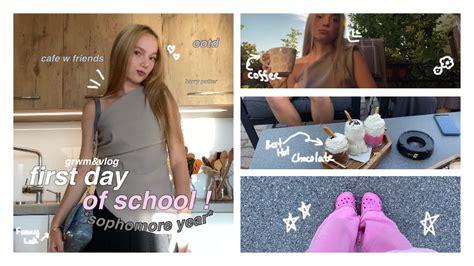 Grwmandvlog First Day Of School Sophomore Year Youtube