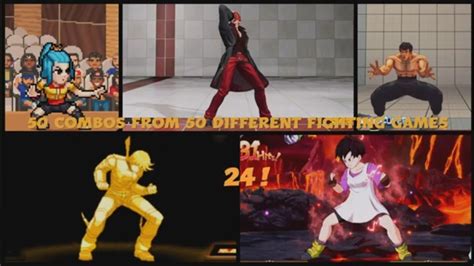 50 Combos From 50 Different Fighting Games 24 YouTube