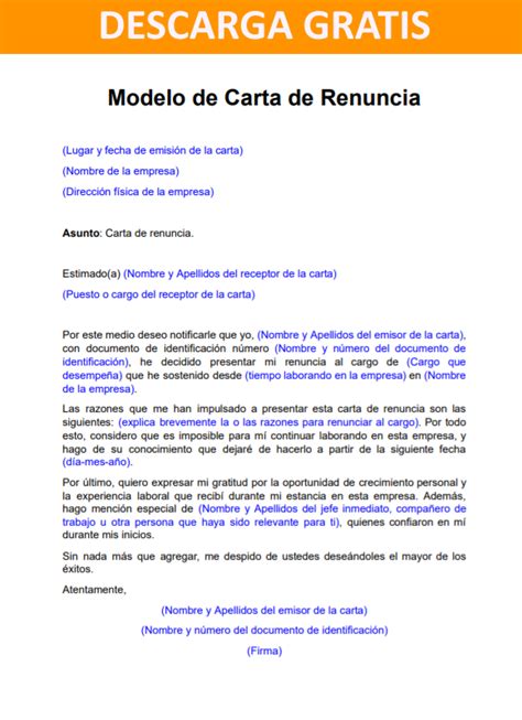 Carta De Renuncia Por Hostigamiento Laboral Sample Site J Hot Sex Picture