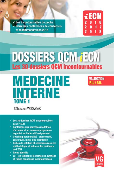 Calaméo Dossiers Qcm Iecn MÉdecine Interne Tome 1