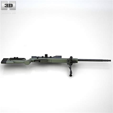 Remington m40a5 m 3D model - TurboSquid 1159871