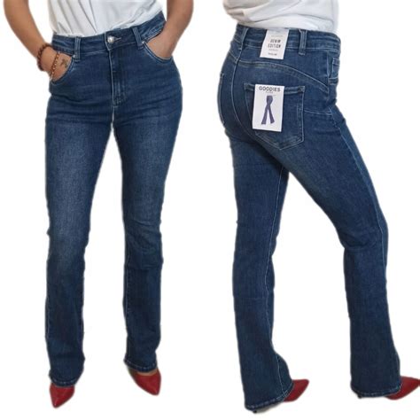 DAMSKIE JEANSY SPODNIE WYSZCZUPLAJĄCE DZWONY MODELUJĄCE PLUS SIZE