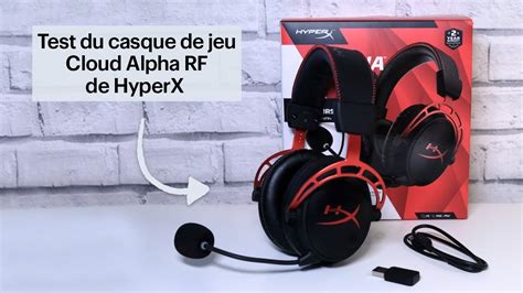 Test Du Casque De Jeu Sans Fil Hyperx Cloud Alpha Youtube