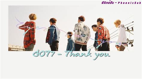 [thaisub] Got7 Thank You 고마워 Youtube