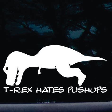 T Rex Hates Pushups Etsy