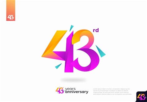 premium vector number  logo icon design  birthday logo number