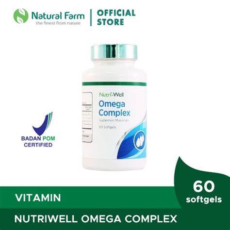 Jual Nutriwell Omega Complex Suplemen Kesehatan Softgel Di Seller