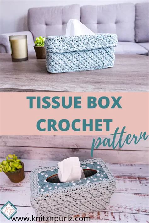 Ripples Crochet Tissue Box Cover Free Pattern Tshirt Yarn And Crochet