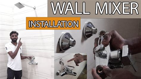 Wall Mixer Installation Wall Mixer Fitting Wall Mixer 3 In 1 Lowest Price Youtube