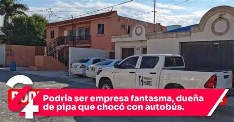 Podría ser empresa fantasma dueña de pipa que chocó con autobús