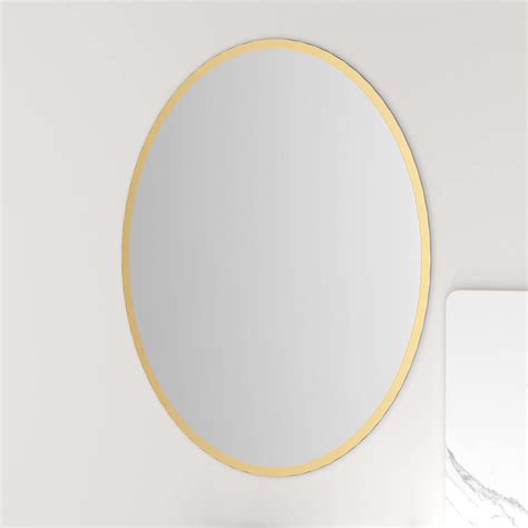 U Brands Magnetic Gold Locker Mirror 55 X 7 Sleek And Functional