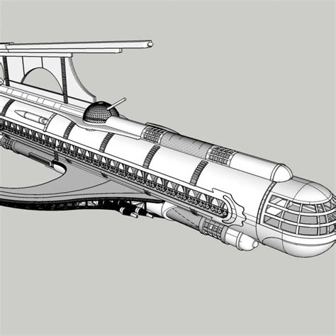 3d Printable Flash Gordon War Rocket Ajax By Rob James