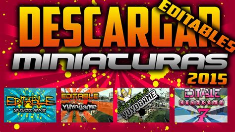 Descargar Pack De Miniaturas Editables Para Tus Videos De Youtube